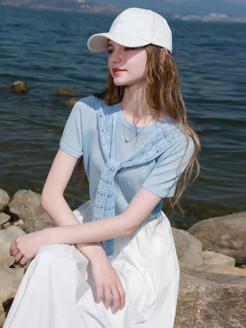 Crewneck Short-Sleeve Tee